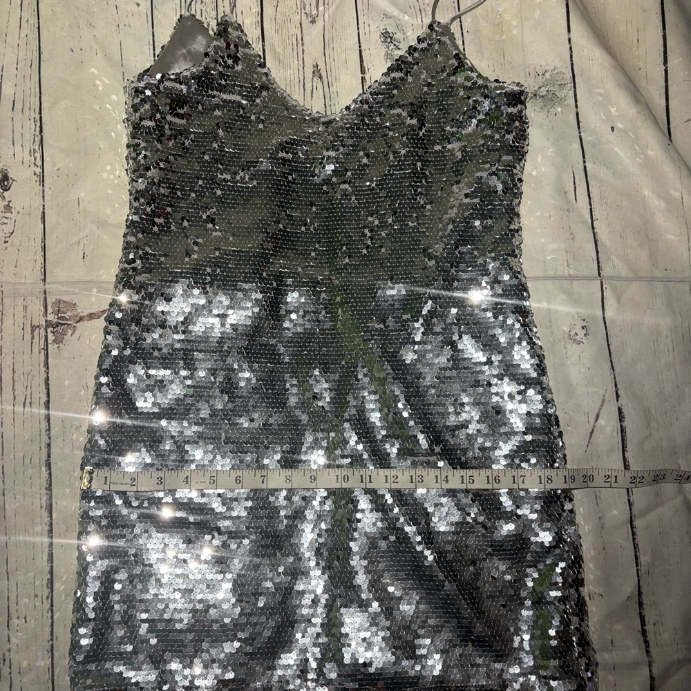Forest Lily Silver Sequin Dress with Jacket - Picture 10 of 16